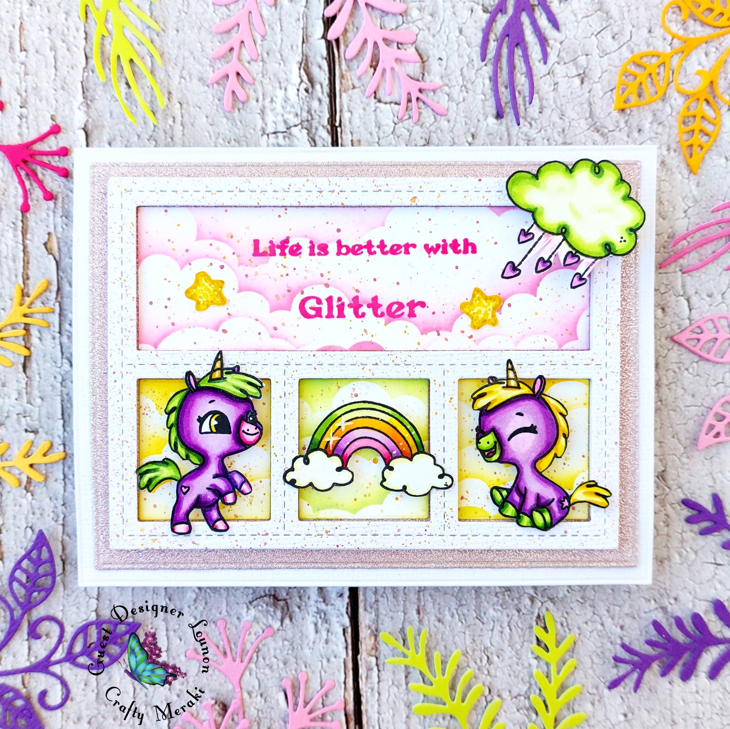 Life is better with glitter by GD Lounon