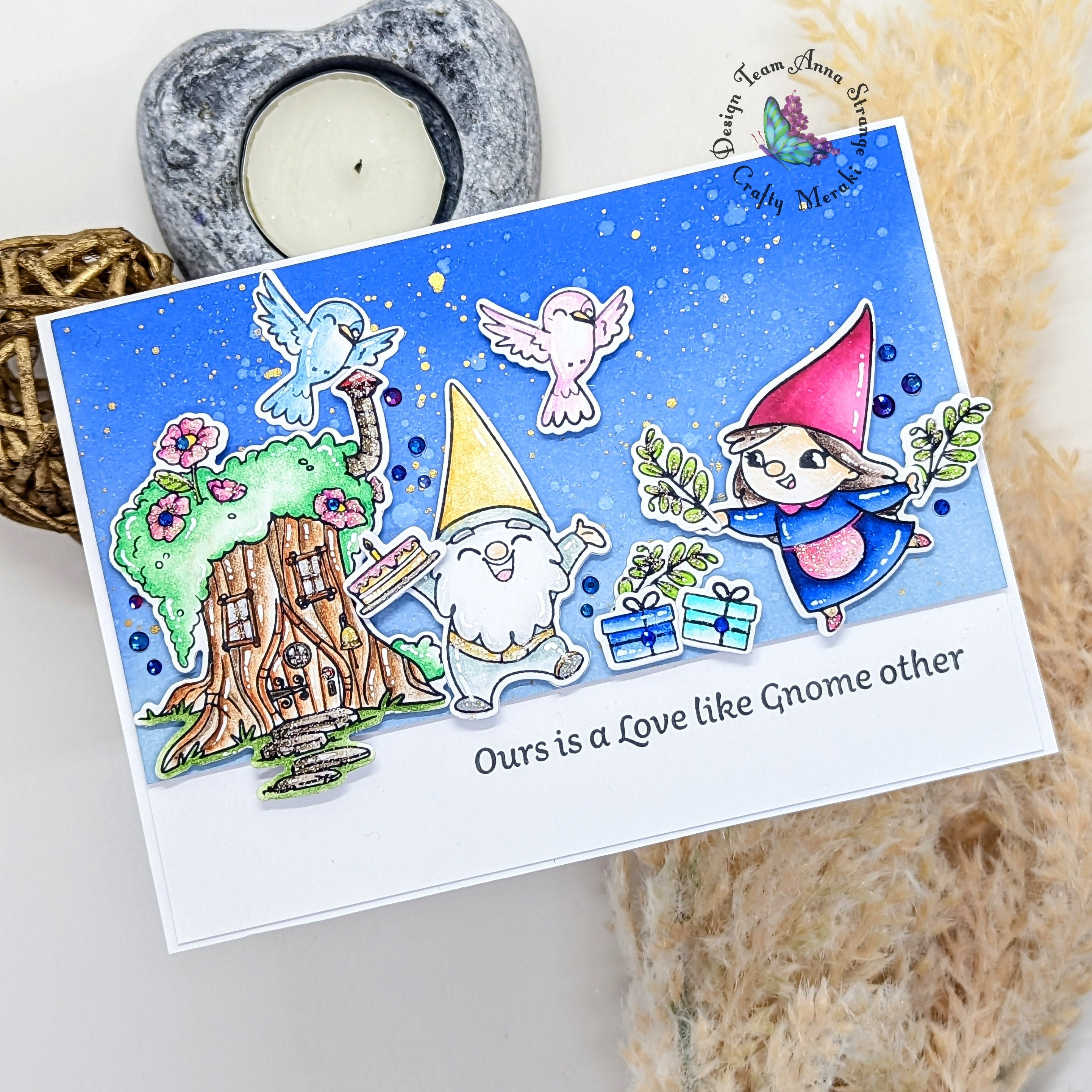 Love card with Gnomes by Anna