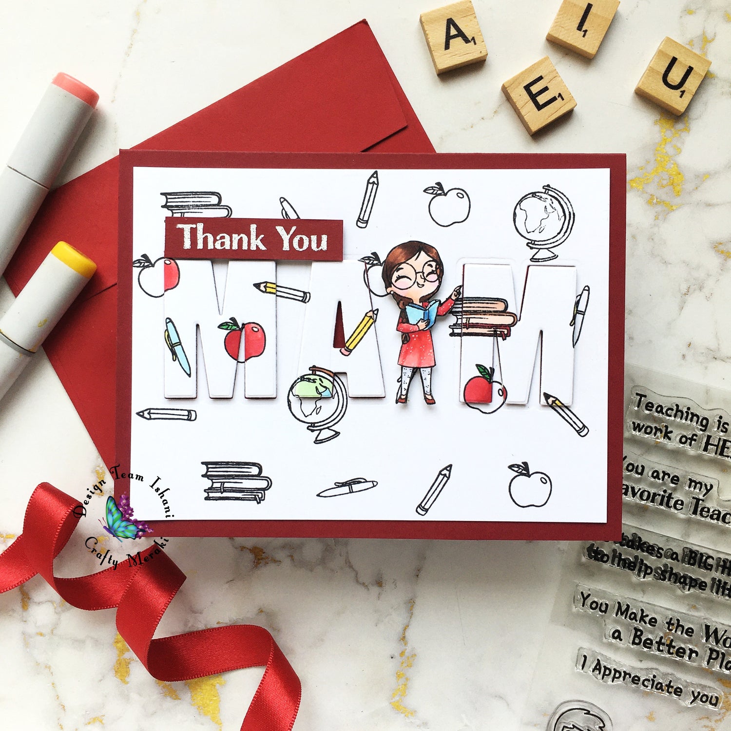 Personalized Teacher Card by Ishani
