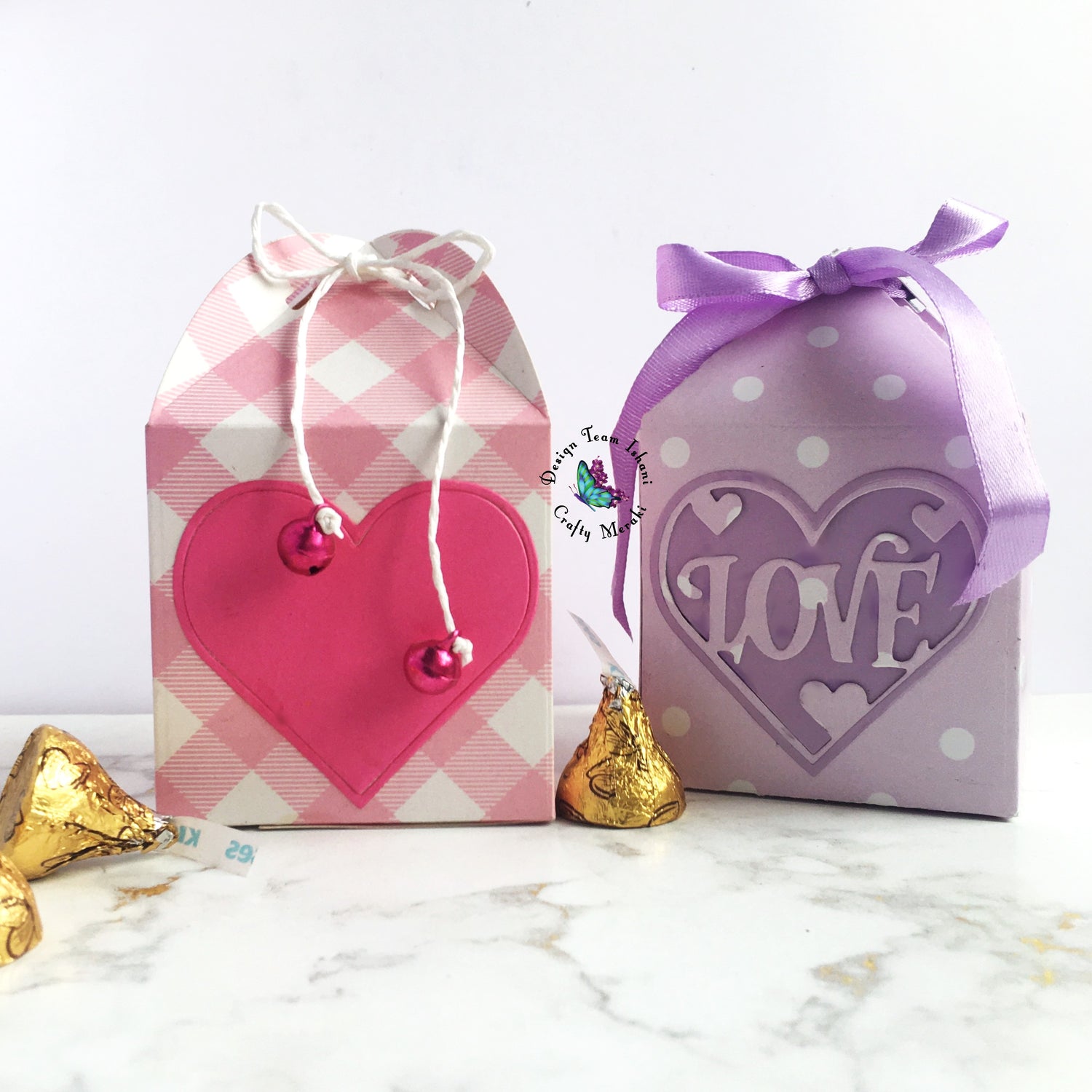 Capture my heart 3 D Treat boxes by Ishani