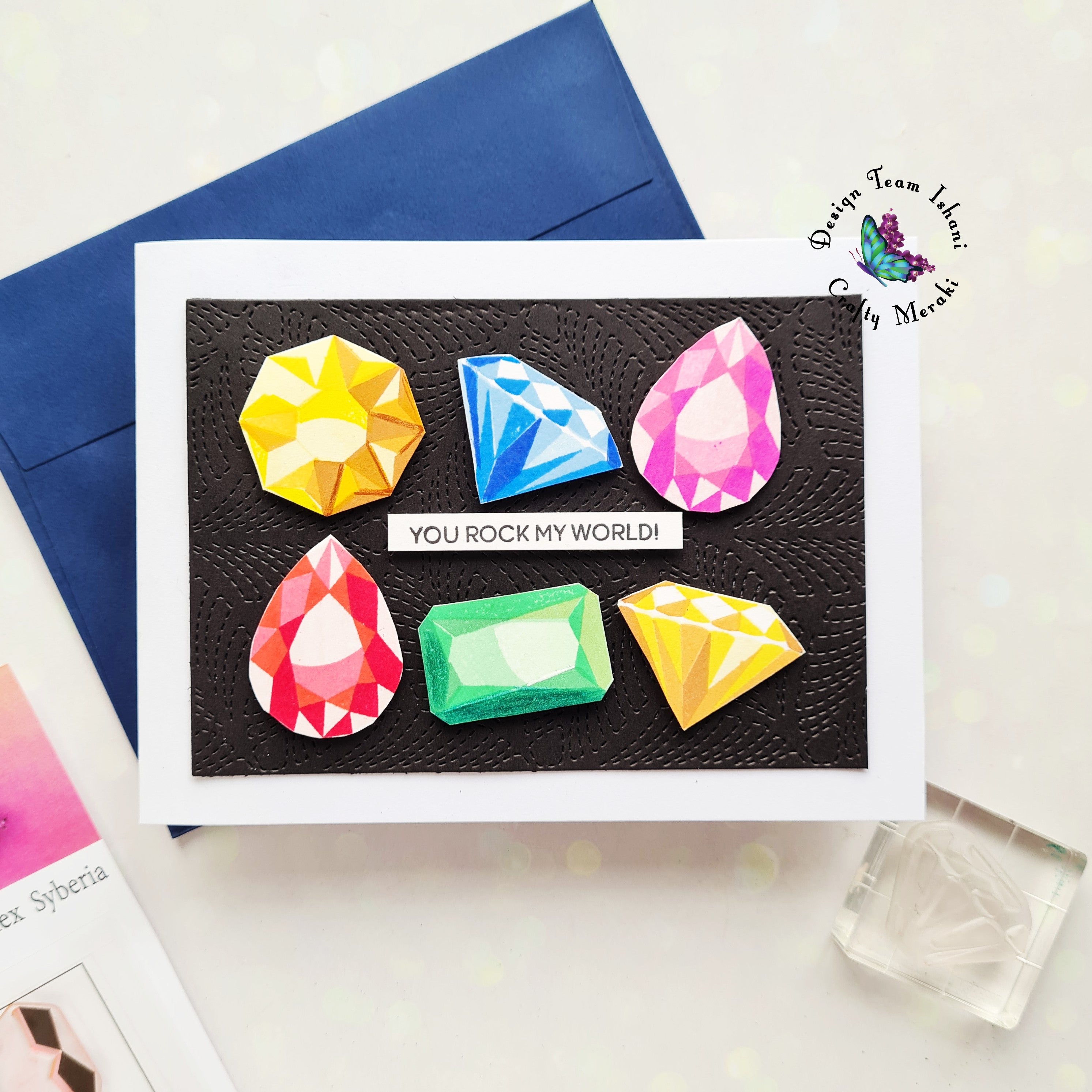 Sparkly gems - Rock! by Ishani