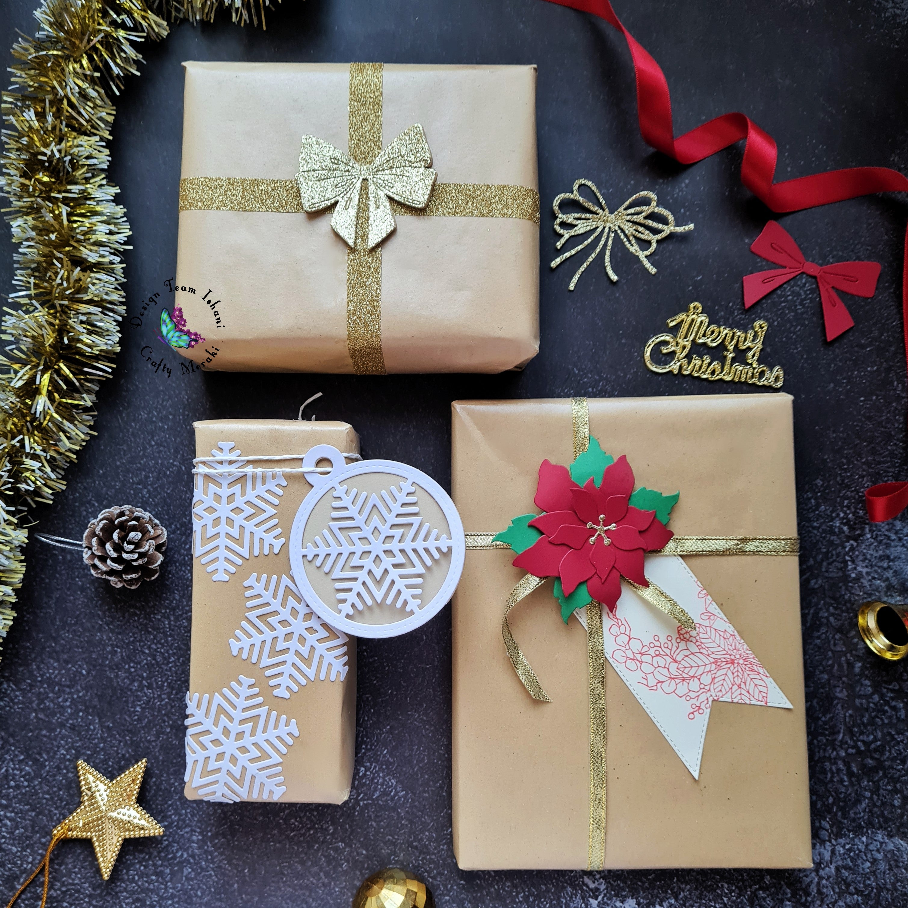 Christmas Gift wrapping ideas by Ishani