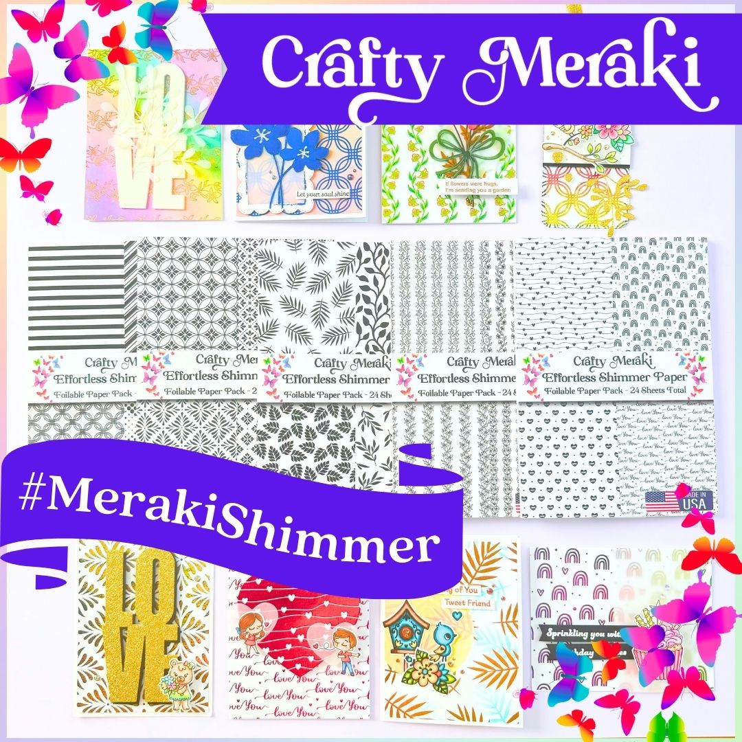 Crafty Meraki Effortless Shimmer paper -  ESP
