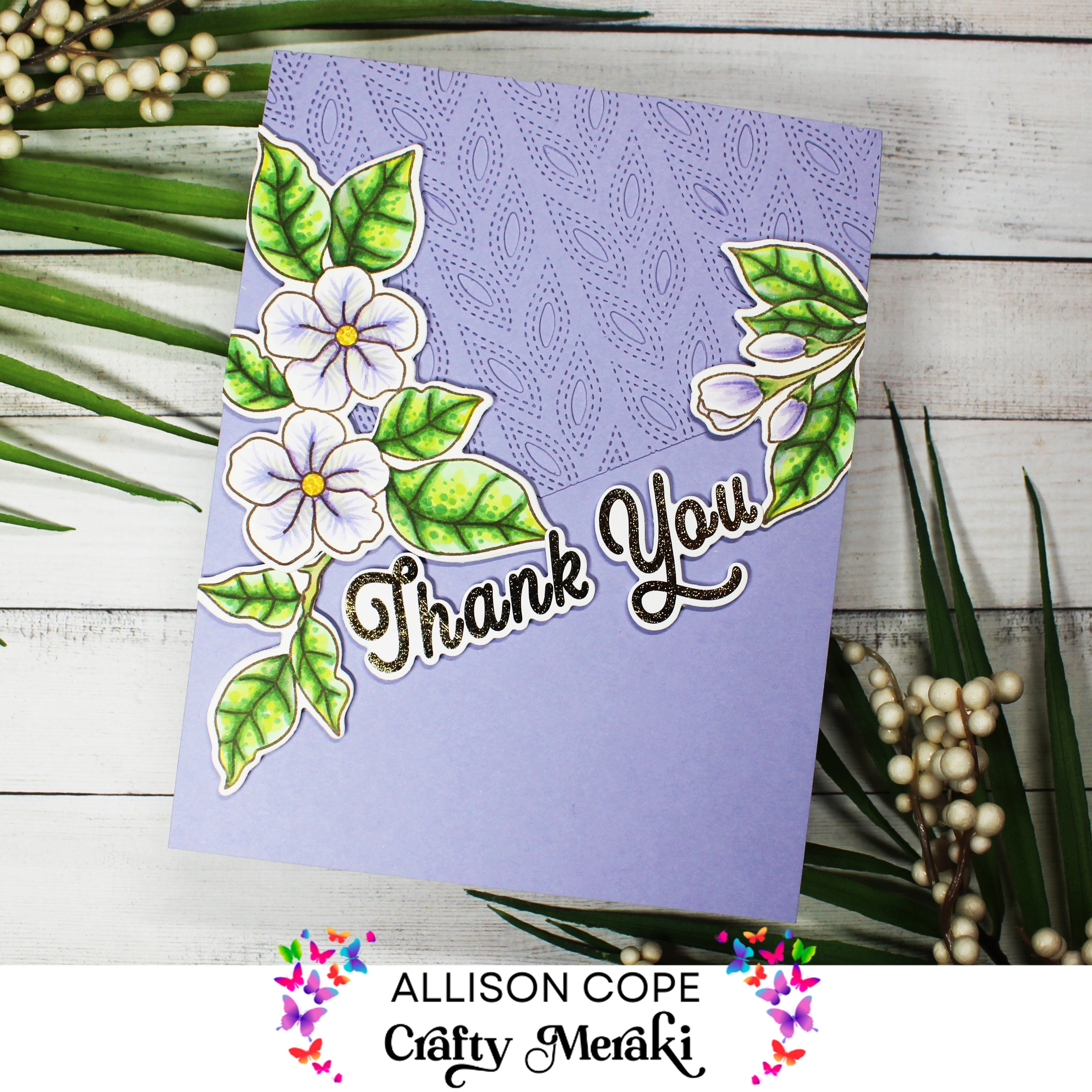 Crafty Meraki Petal Poetry Layering Stencil set