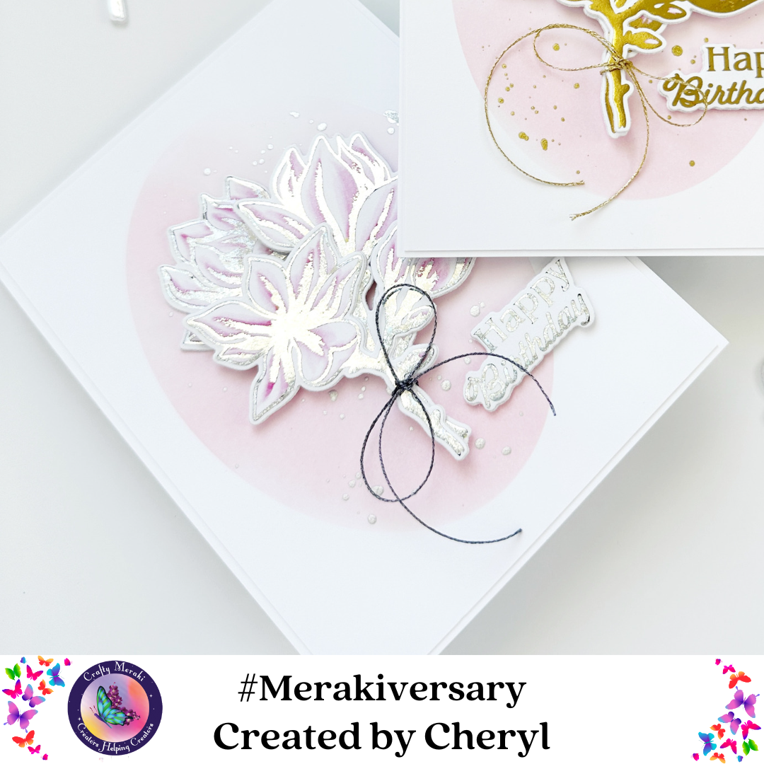 Crafty Meraki Whimsical Magnolias Stamp Set