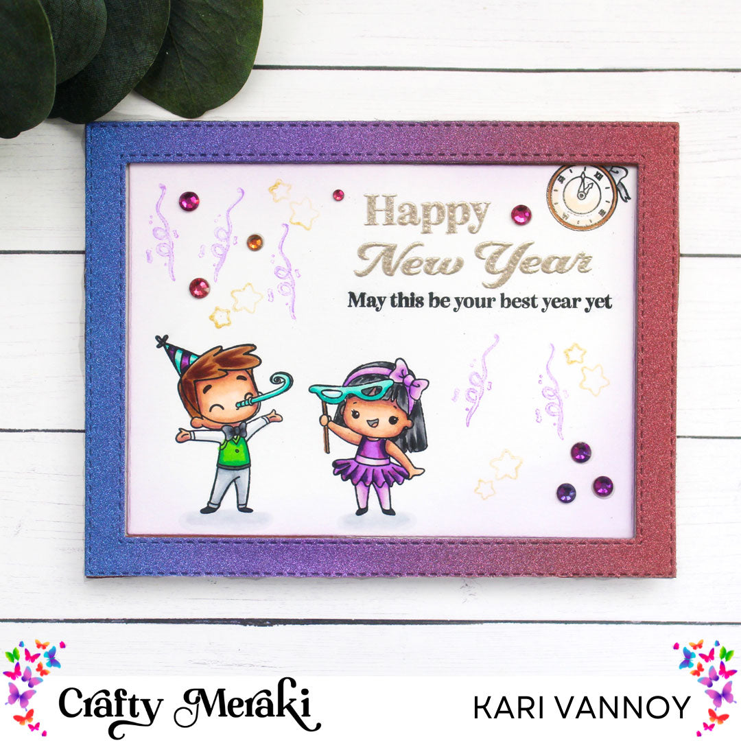 Crafty Meraki Happy New Year Coordinating Dies