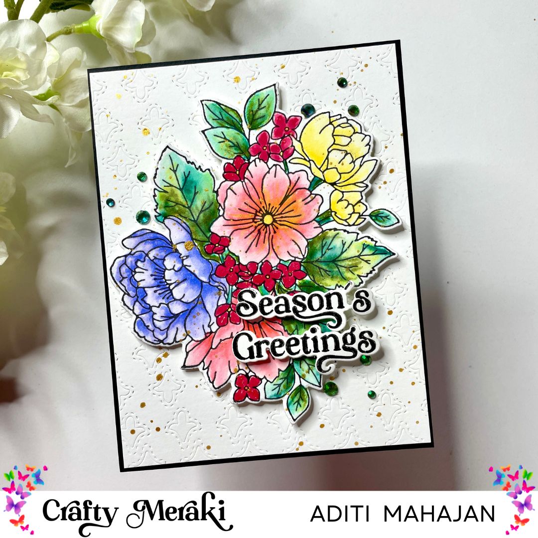 Crafty Meraki Gilded Holiday Expression Coordinating Die