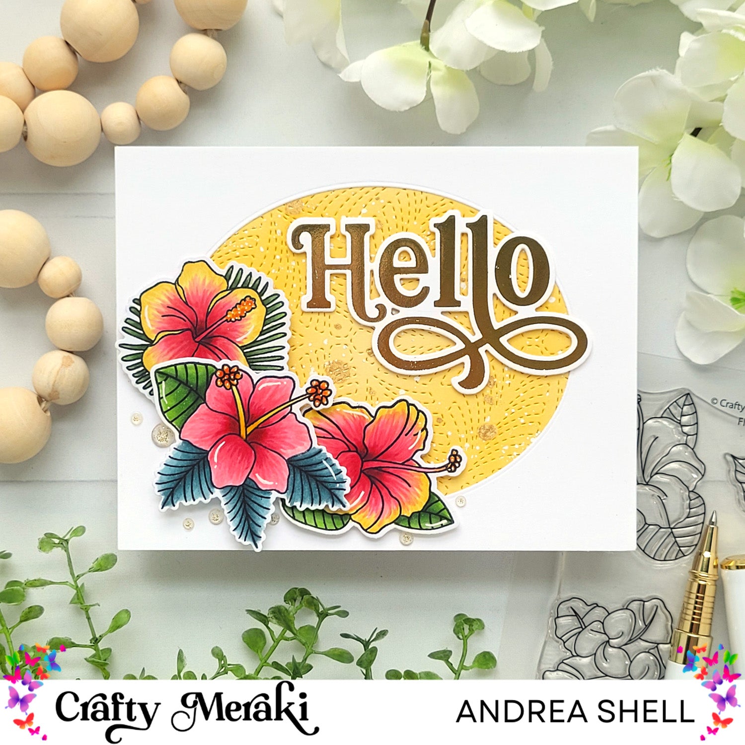 Crafty Meraki Flower Fest Stamp Set