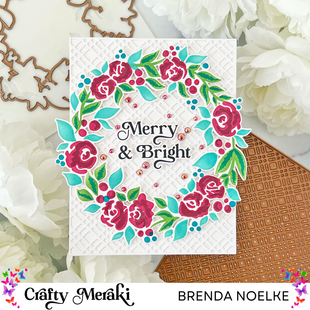 Crafty Meraki Blooming Halo Layering Stencil Set