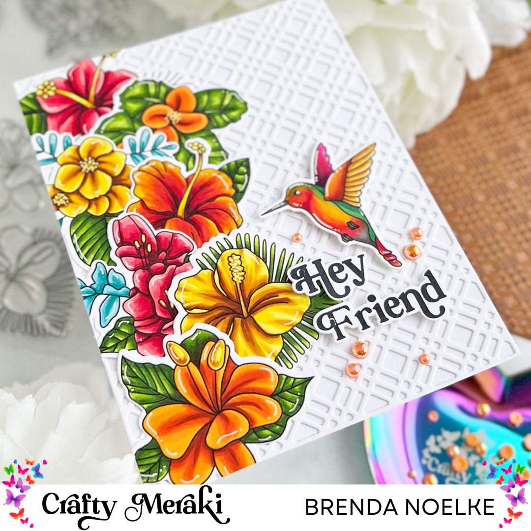 Crafty Meraki Flower Fest Stamp Set