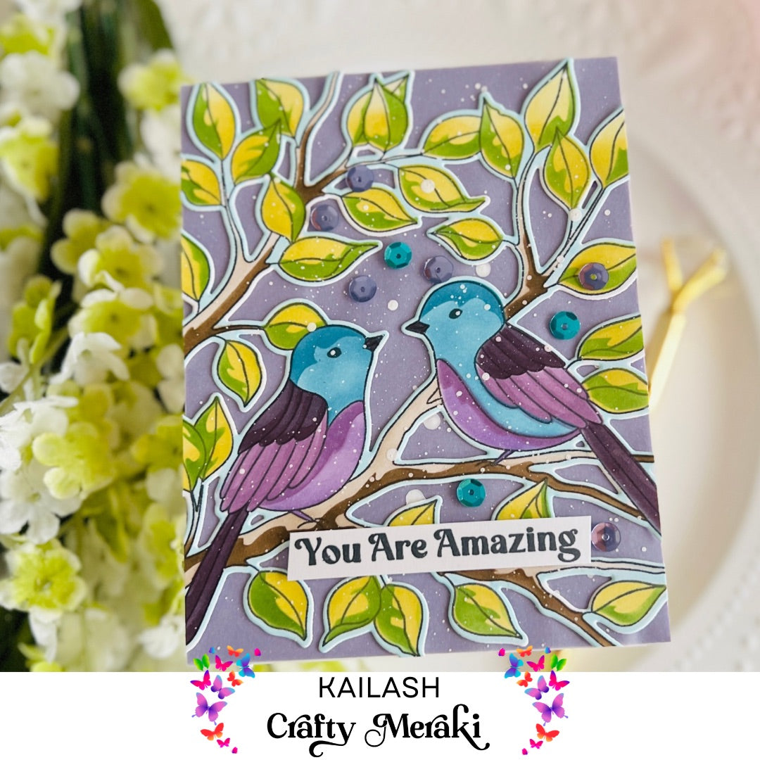 Crafty Meraki Feathered Friends stamp set