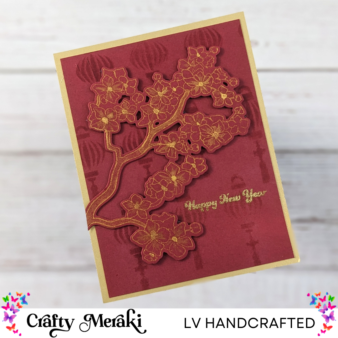 Crafty Meraki Sakura Blossom Layering Stencil set