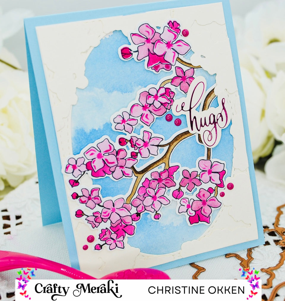 Crafty Meraki Sakura Blossom Coordinating Die Set