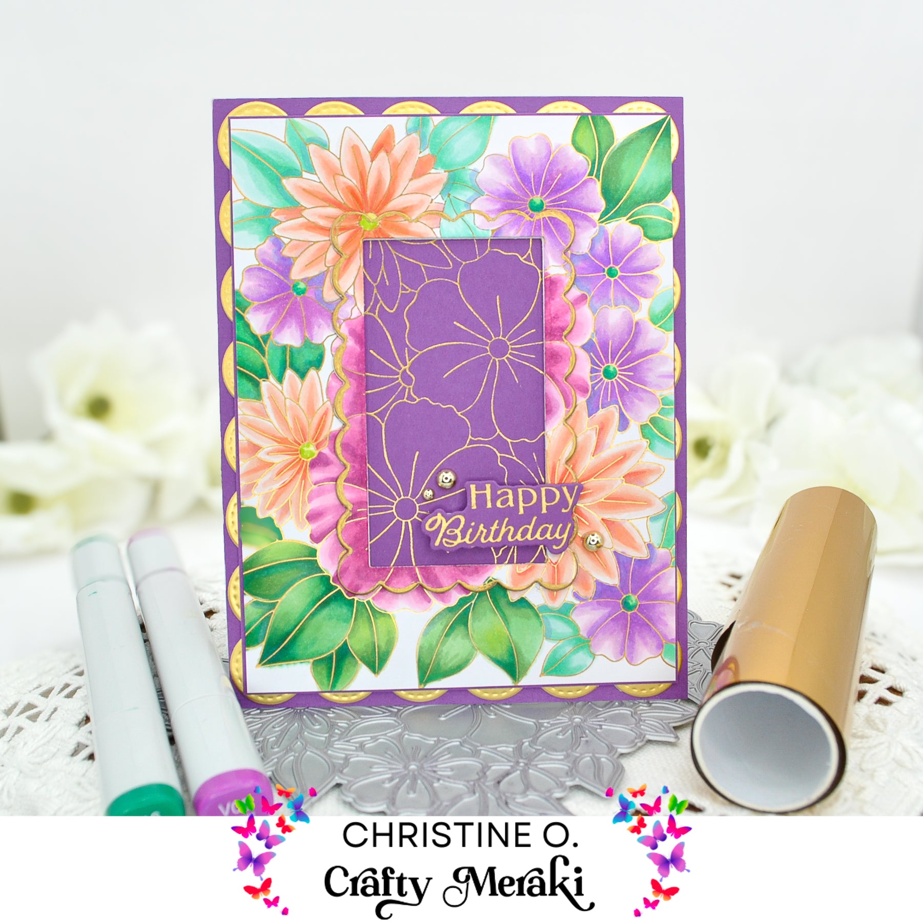 Crafty Meraki Meadow Muse Press-Tacular Plate