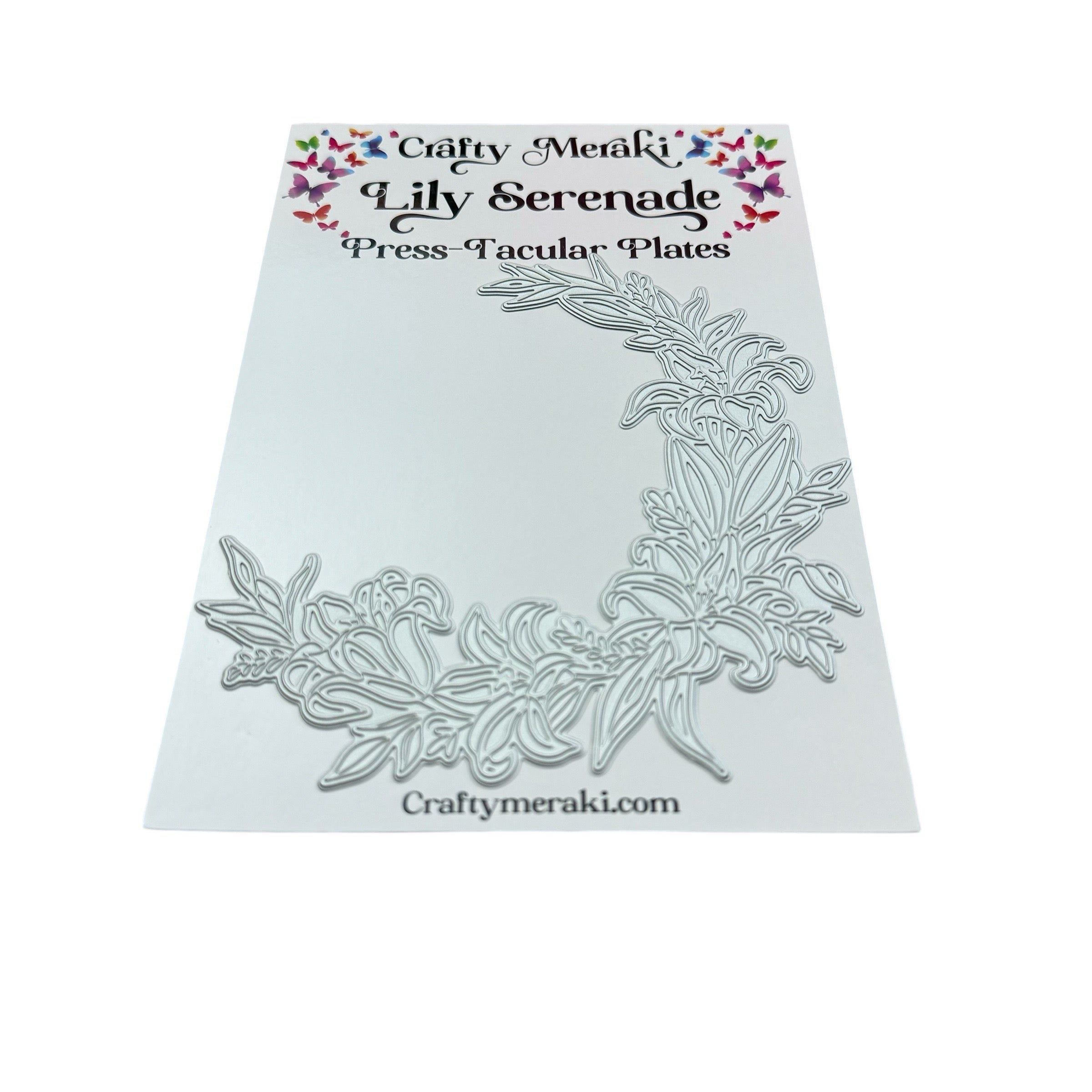 Crafty Meraki Lily Serenade Press-Tacular Plate