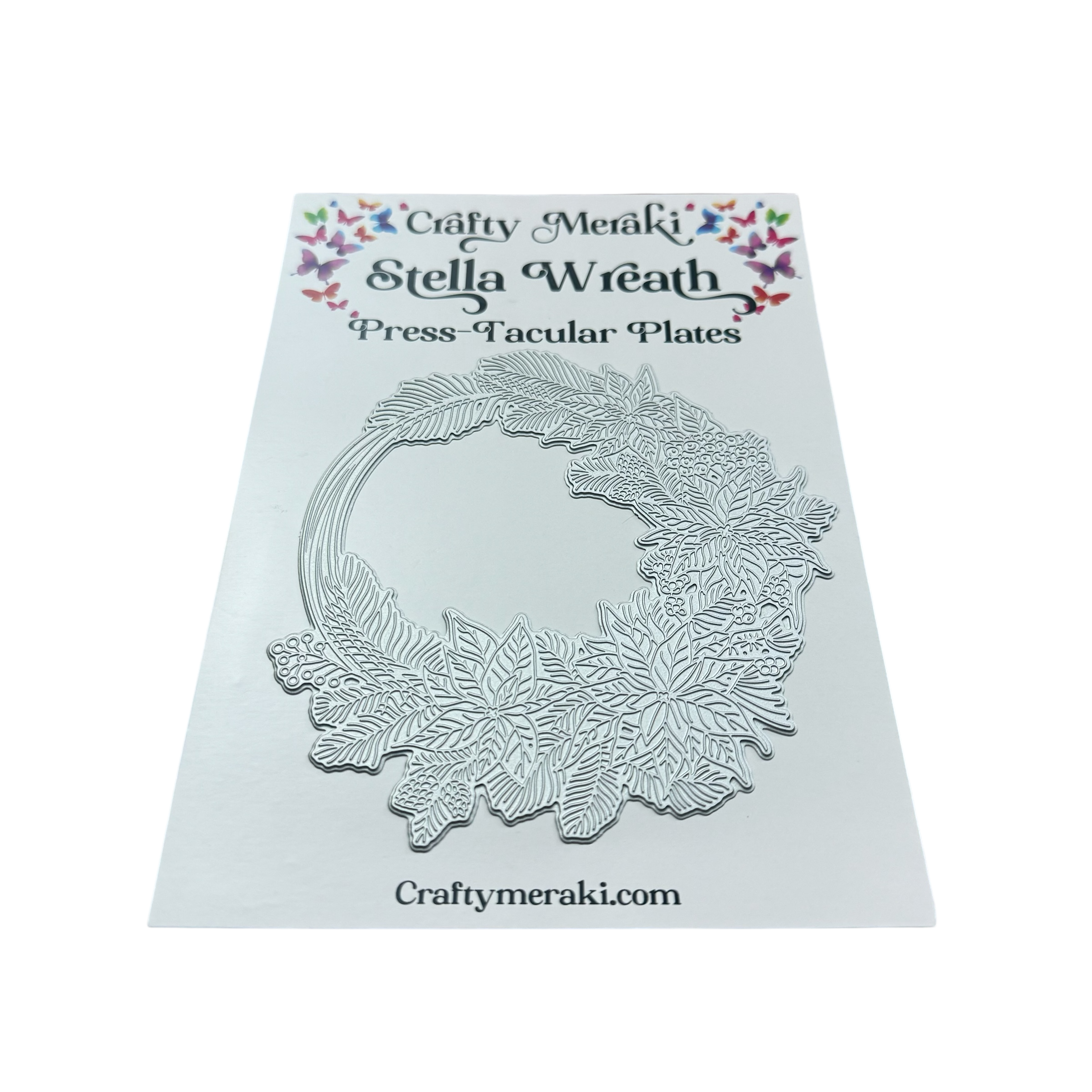 Crafty Meraki Stella Wreath Press-Tacular Plate