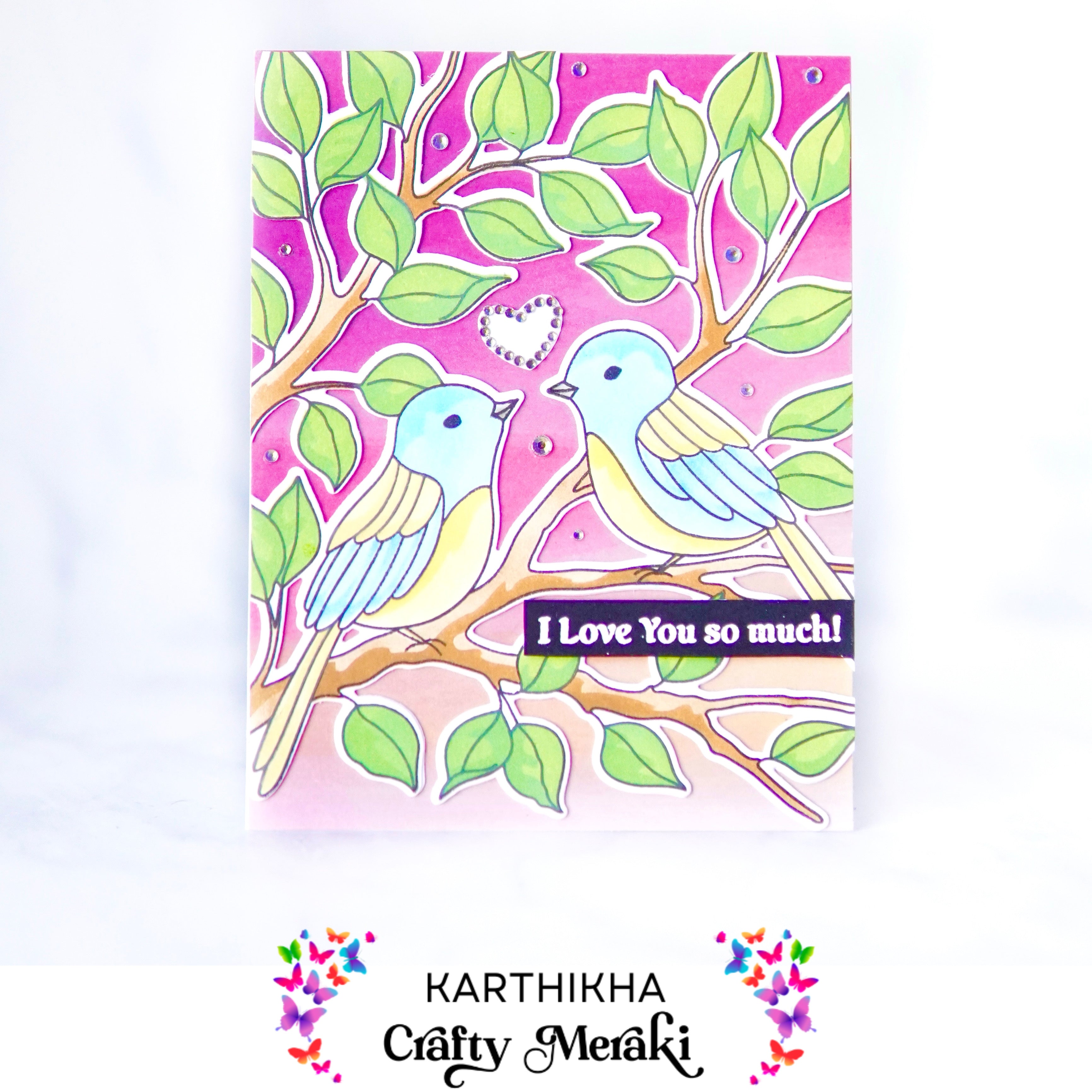 Crafty Meraki Feathered Friends Layering Stencil set