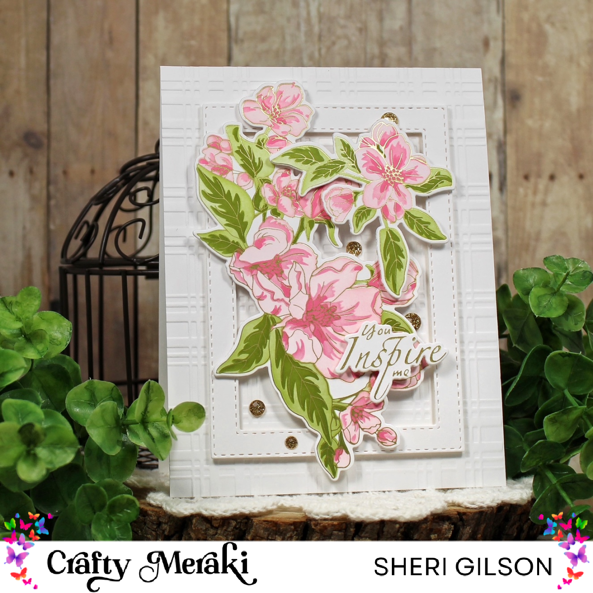 Crafty Meraki You Inspire Me Press-Tacular Plate