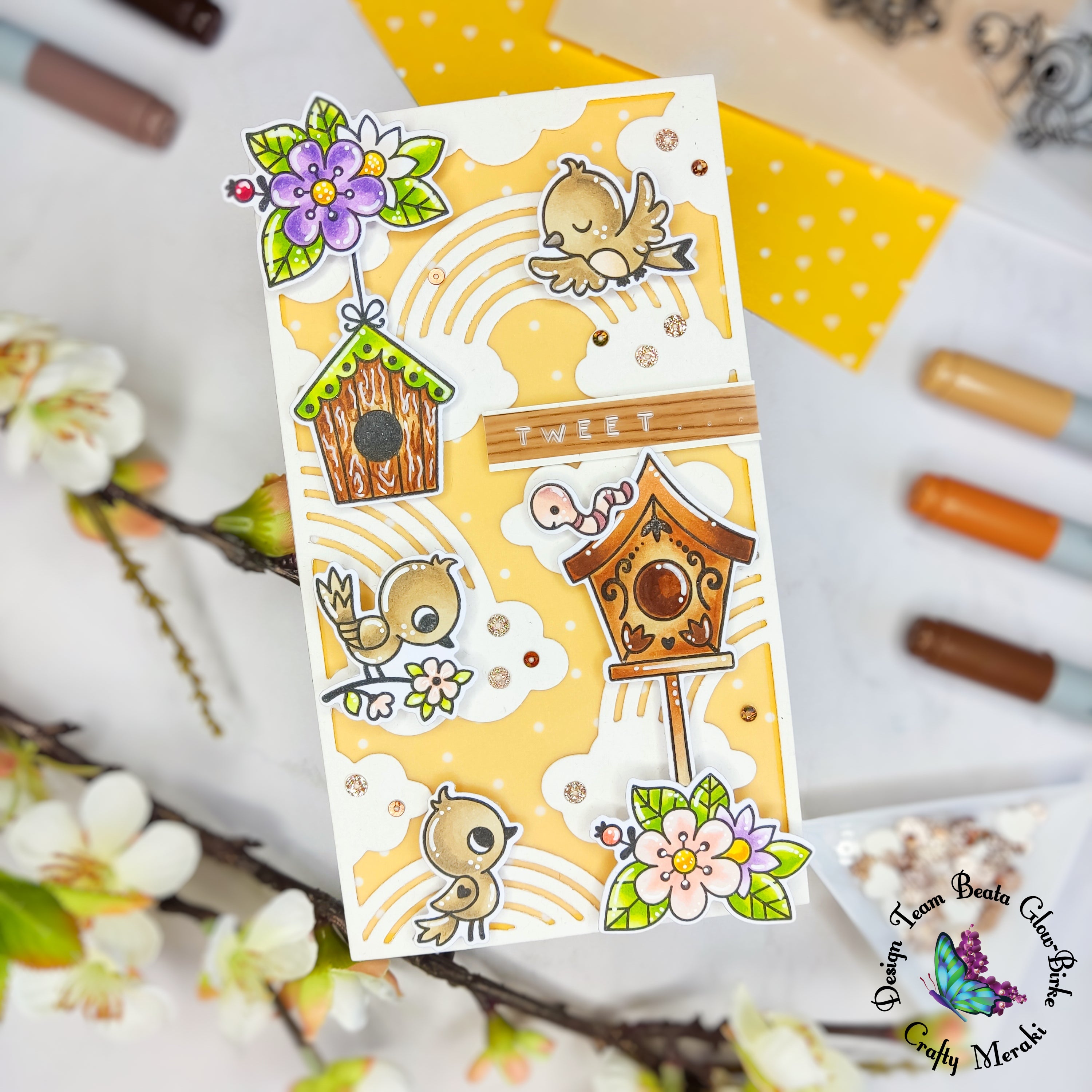 Crafty Meraki Sweet Tweets Stamp Set