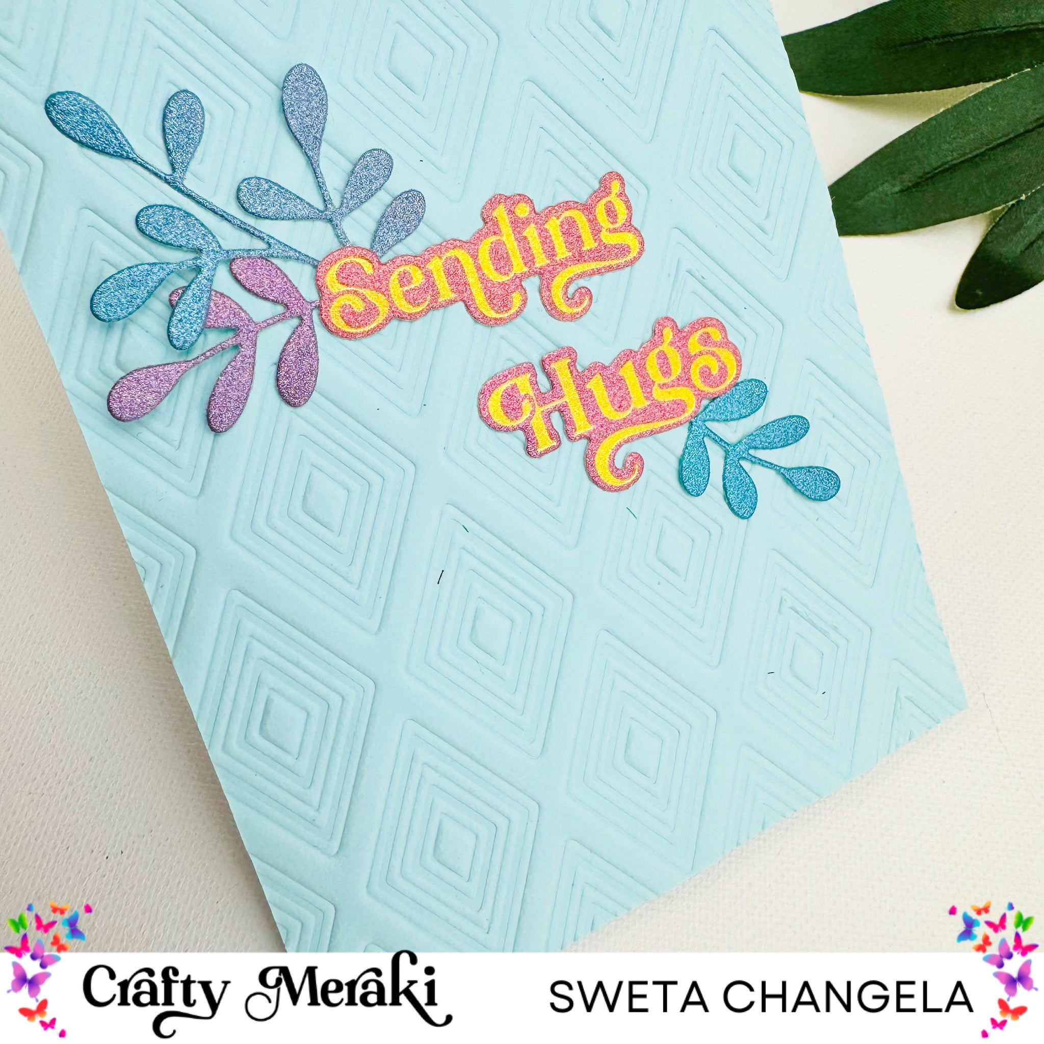 Crafty Meraki Effortless Shimmer Paper - Floral Fusion ESP