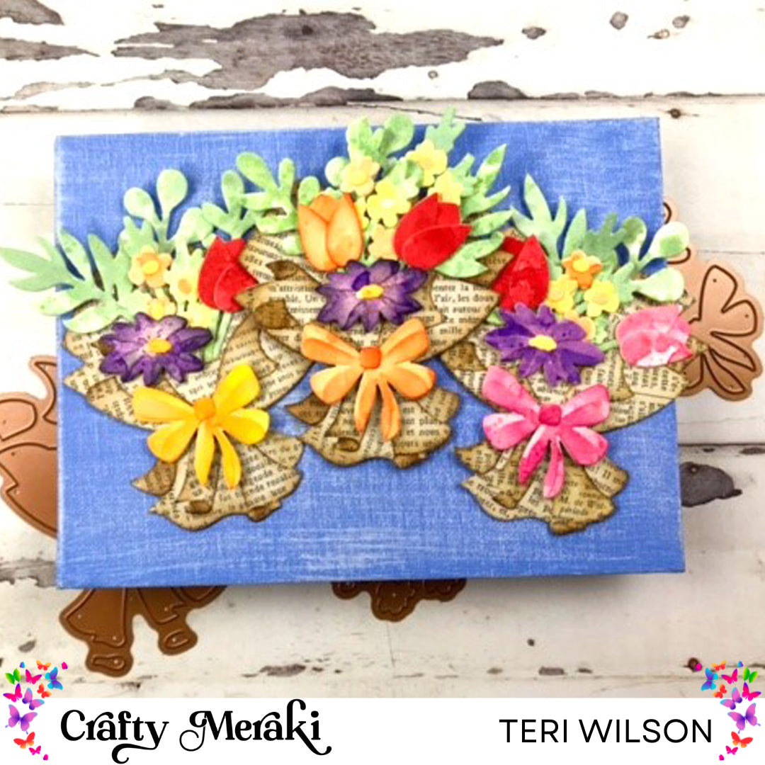 Crafty Meraki Christmas Flower Layering die