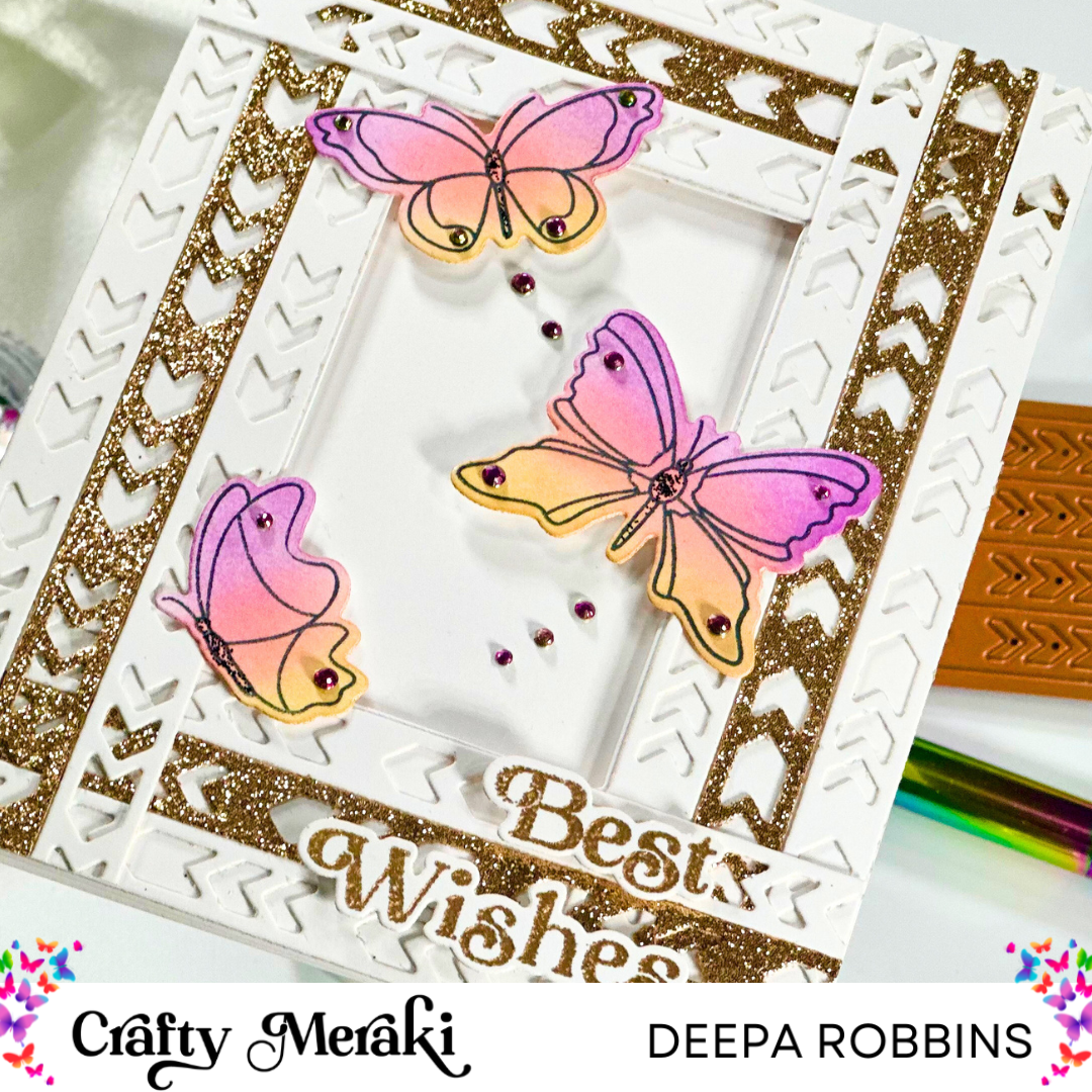 Crafty Meraki Butterfly Bliss Coordinating Die