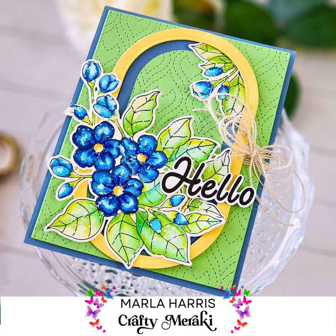 Crafty Meraki Petal Poetry Coordinating Die Set