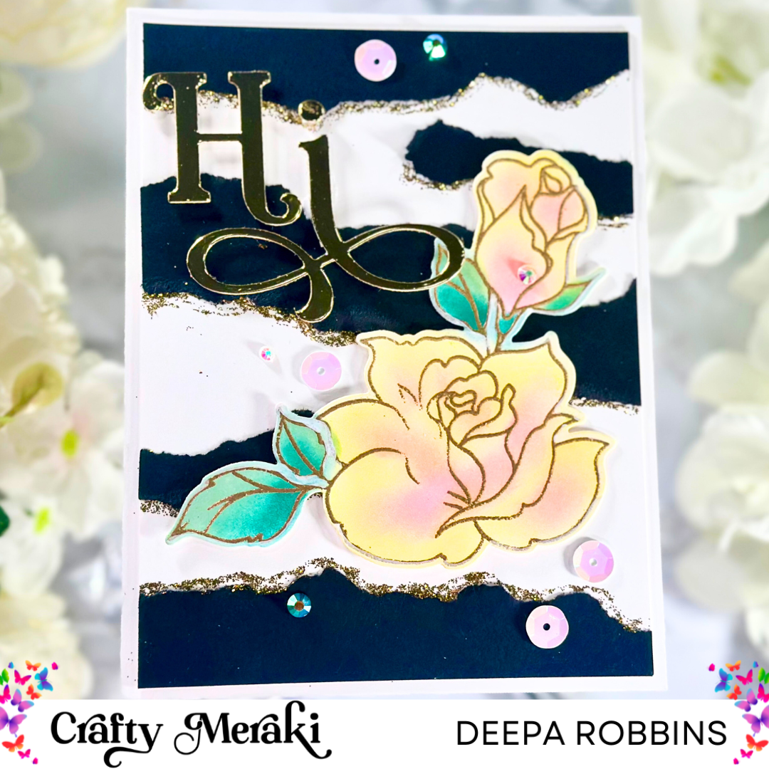 Crafty Meraki Rose Rhapsody Stamp Set