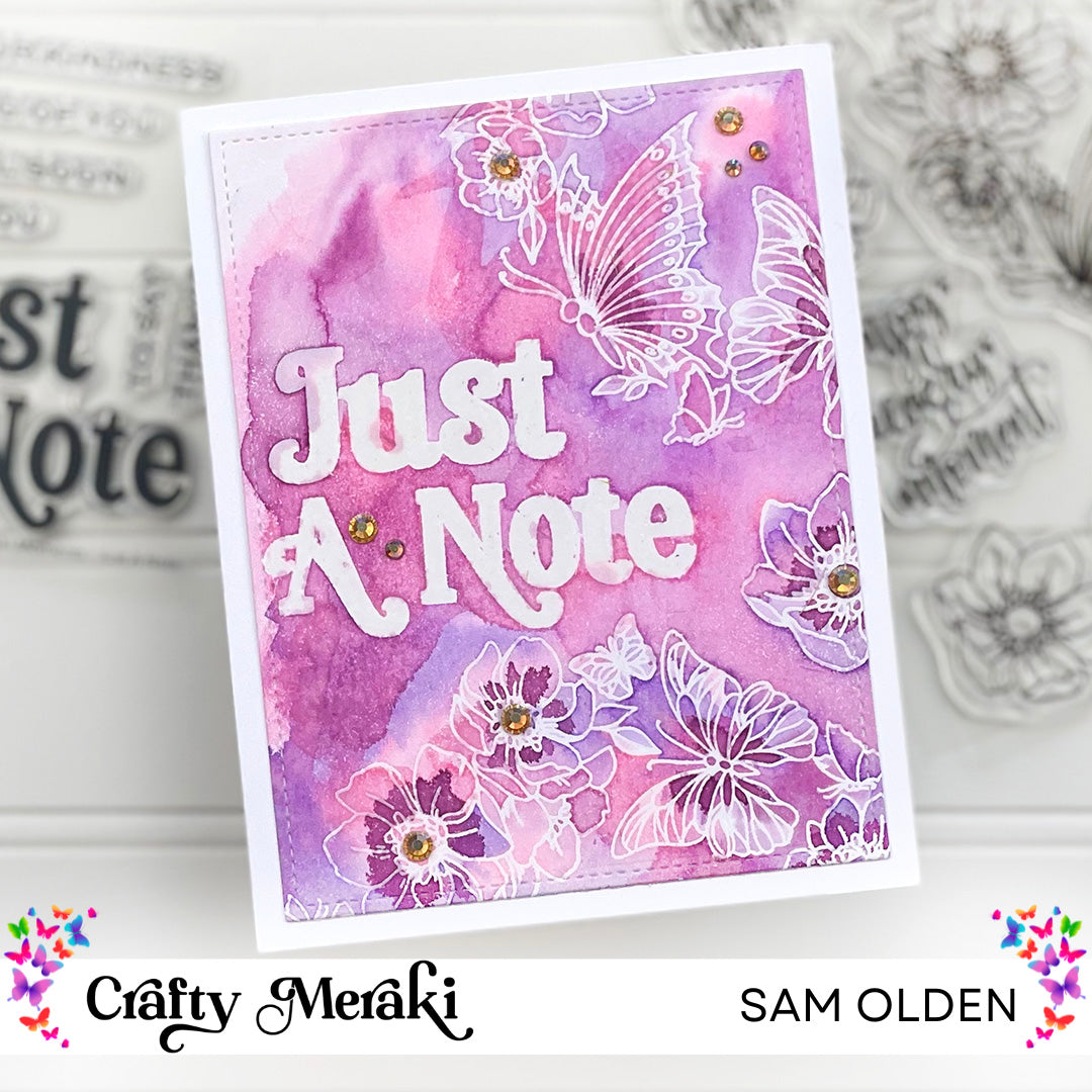 Crafty Meraki - Meraki Moments Just A Note Stamp Set