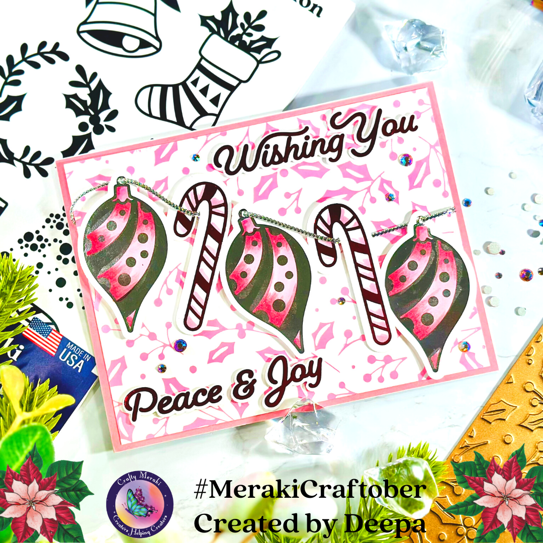 Crafty Meraki Jolly Holly Stamp Set