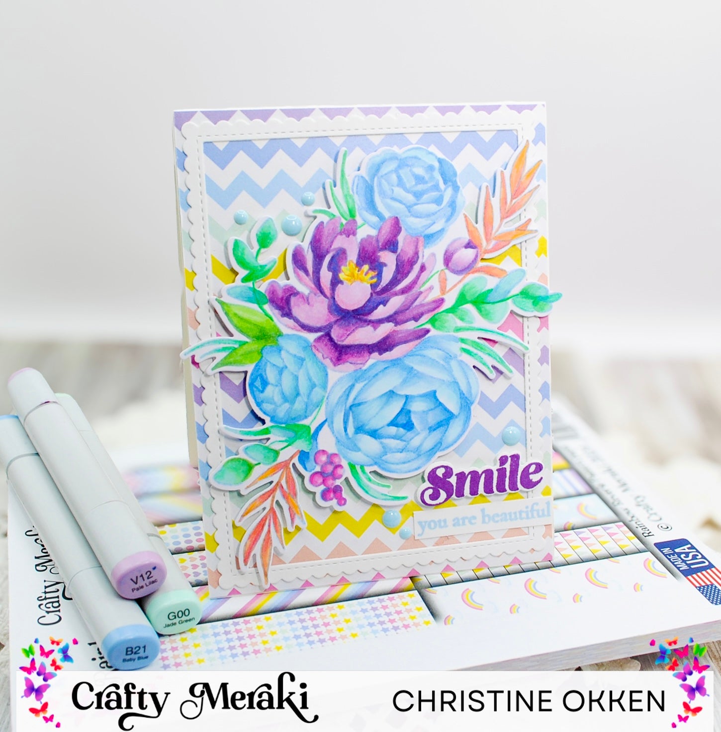 Crafty Meraki Rainbow Reverie Paper Pack