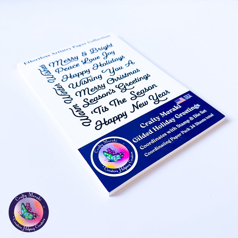 Crafty Meraki EAP - Gilded Holiday Greetings Crafty Meraki EAP - Gilded Holiday Greetings