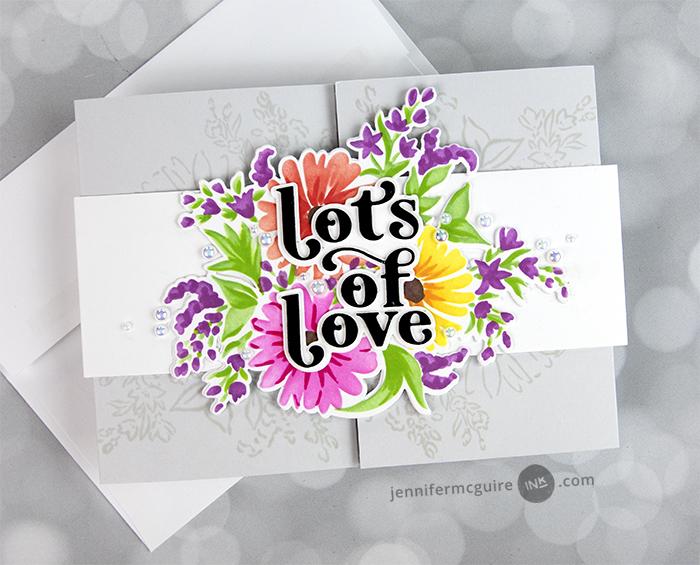 Pinkfresh Studio Floral Bunch layering stencil set - Crafty Meraki