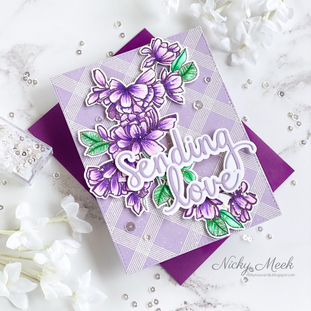 Pinkfresh Studio Cling Rubber Stamp: Diamond Tiles - Crafty Meraki