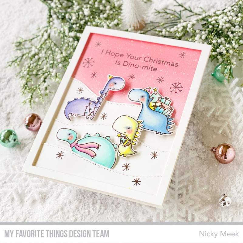 My Favorite Things Dino-mite Christmas Die-namics - Crafty Meraki
