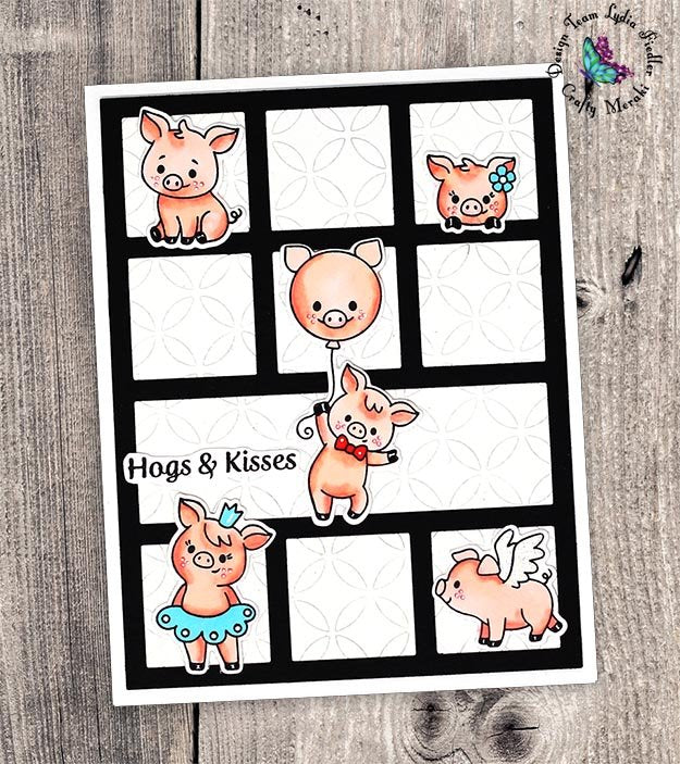 Crafty Meraki Hogs & Kisses Stamp set - Crafty Meraki