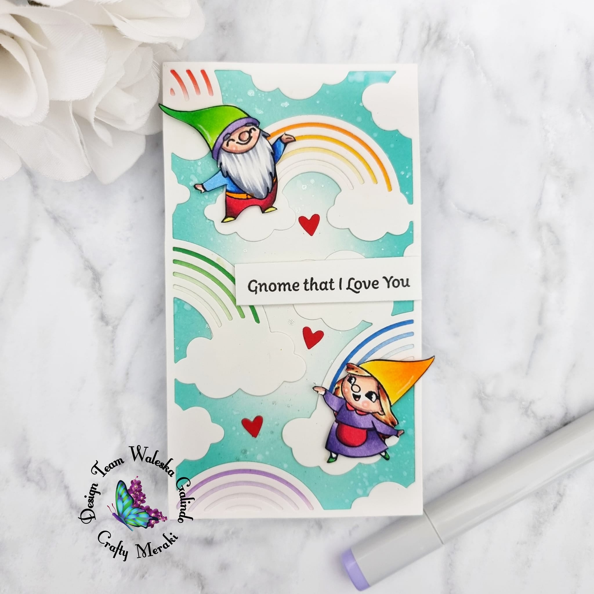 Crafty Meraki Gnomeo & Juliet Stamp set - Crafty Meraki