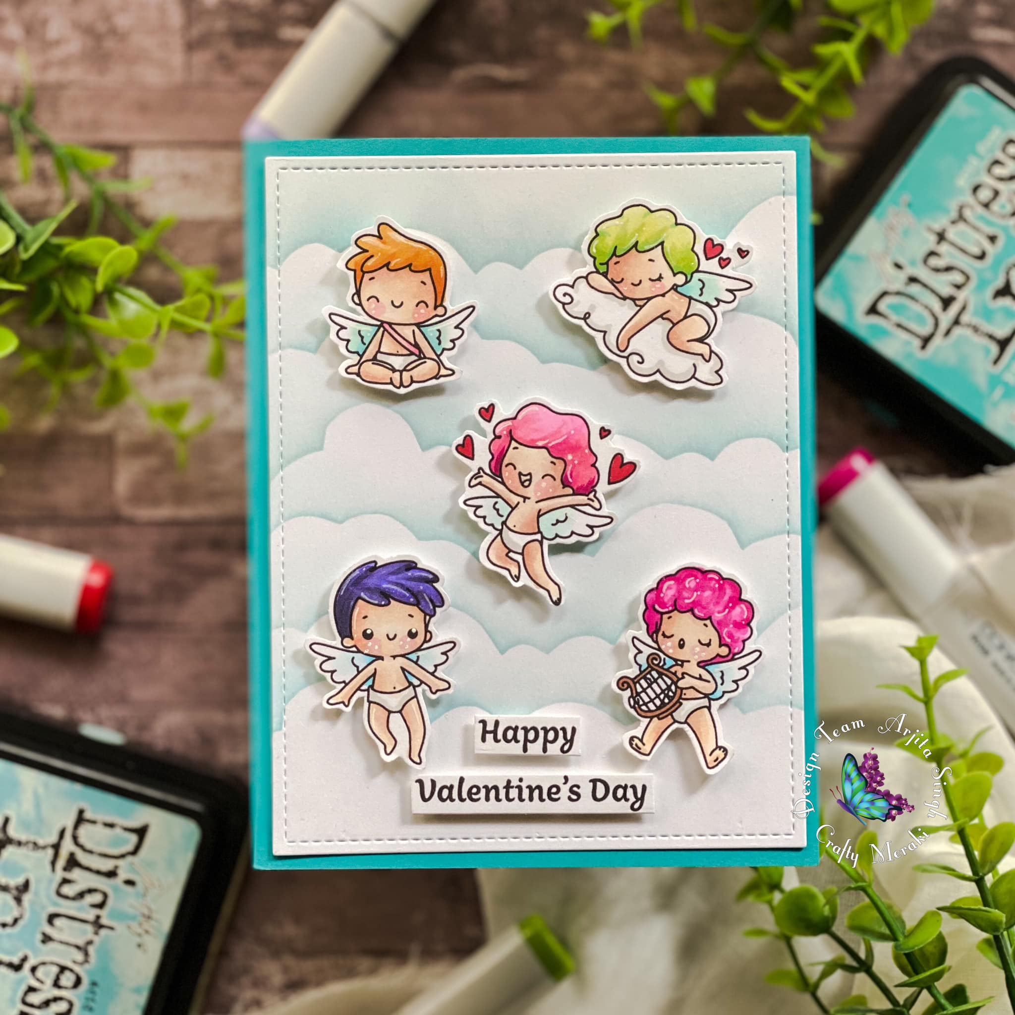 Crafty Meraki Crazy Cupid Love Stamp set - Crafty Meraki
