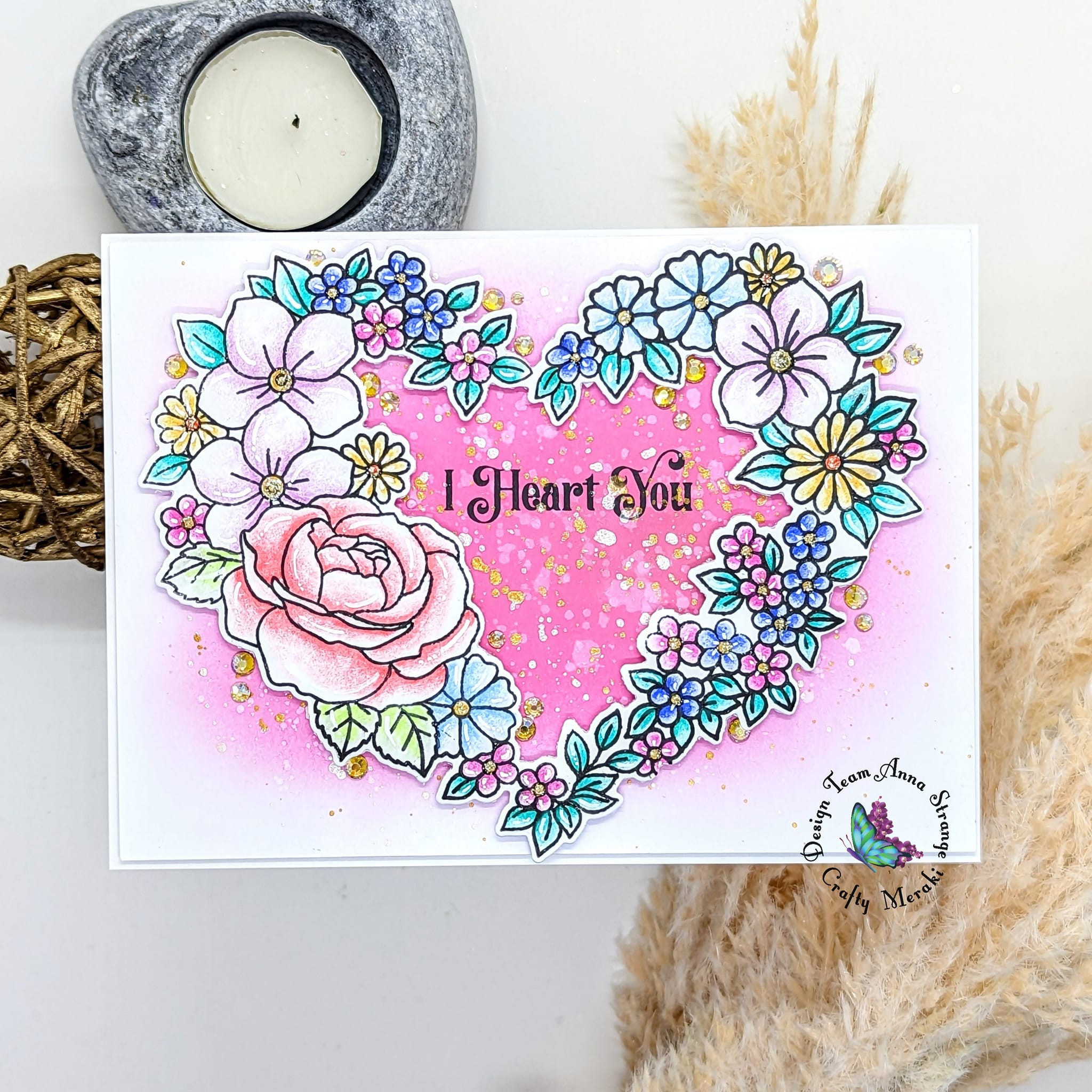 Crafty Meraki Loving Heart Stamp set - Crafty Meraki