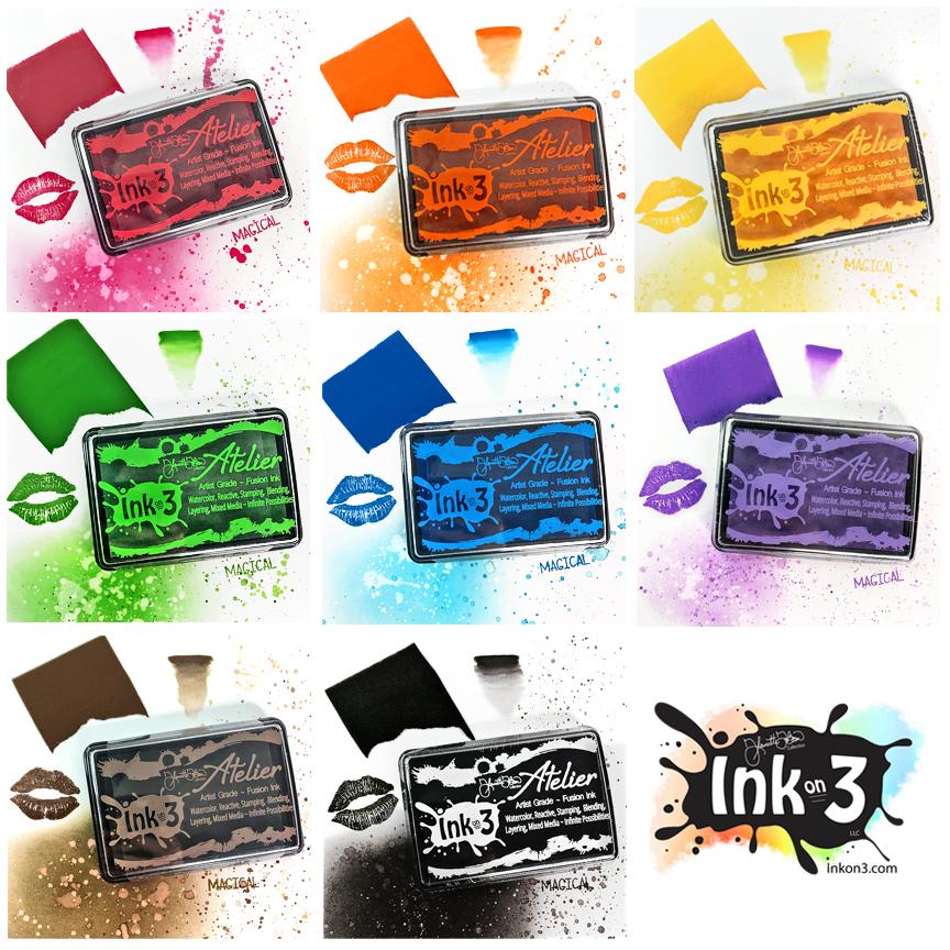 Inkon3 Atelier My Jam Purple ~ Artist Grade Fusion Ink Pad - Crafty Meraki