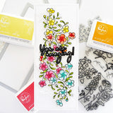 pinkfresh studio Beautiful Blooms stamp - Crafty Meraki
