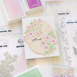 pinkfresh studio Beautiful Blooms stamp - Crafty Meraki