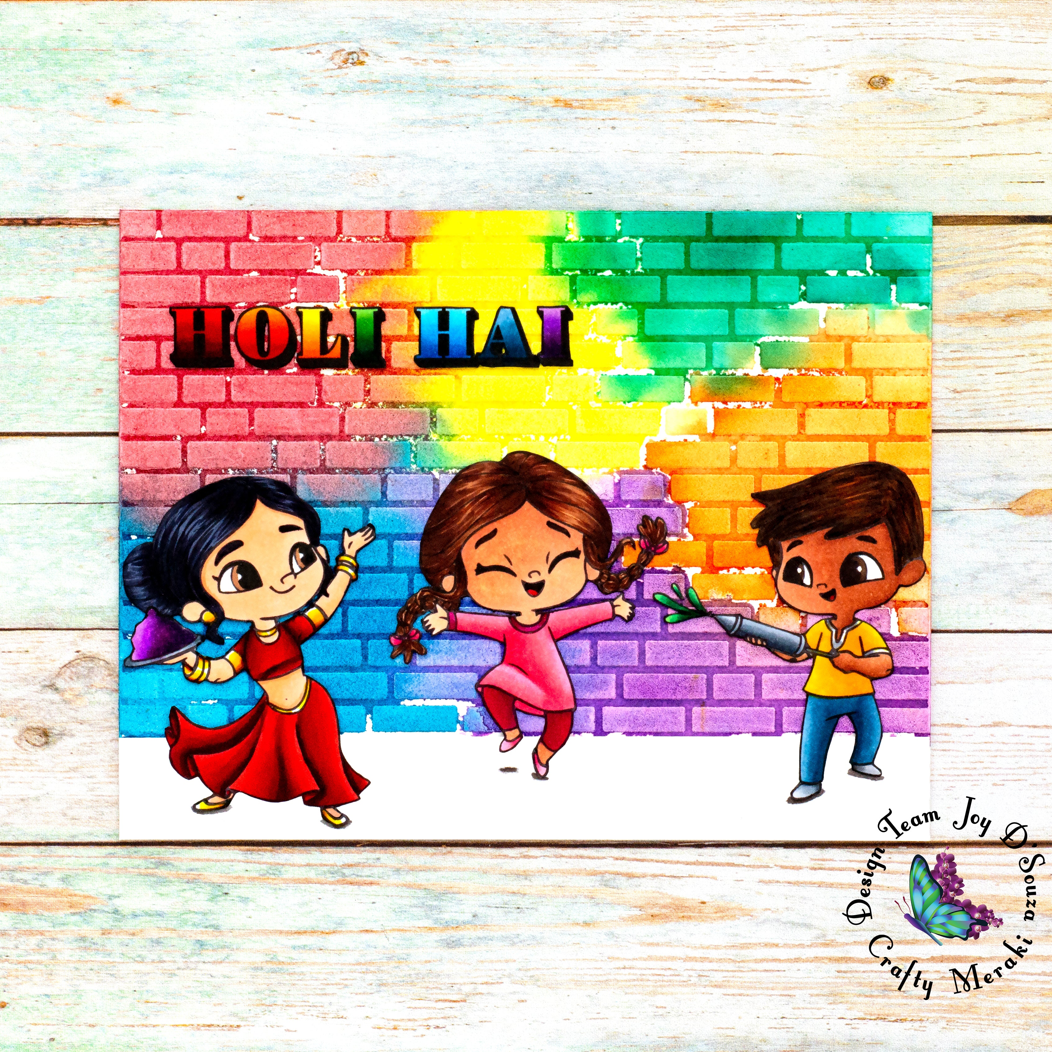 Illustration Of Dirty Kids In Different Colors Playing Holi With Color Hand  Prints. Happy Holi Royalty Free SVG, Cliparts, Vectors, and Stock  Illustration. Image 53797668.