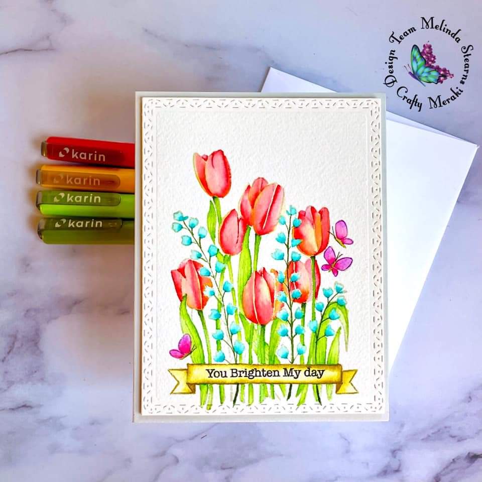 Crafty Meraki Blooming Birthday Stamp set - Crafty Meraki