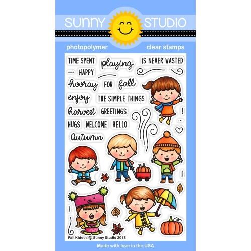 Sunny Studio Fall Kiddos Stamps - Crafty Meraki