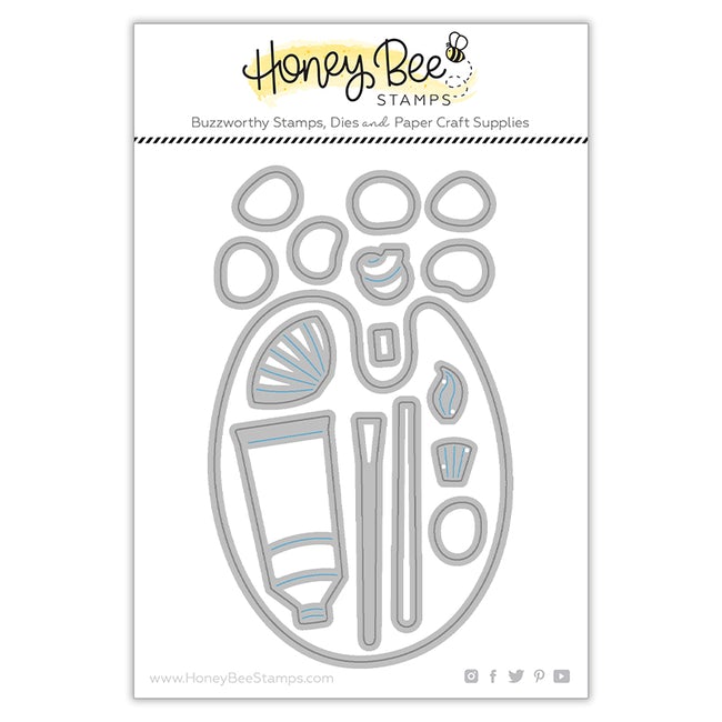 Honey Bee Stamps Paint And Palette | Honey Cuts - Crafty Meraki