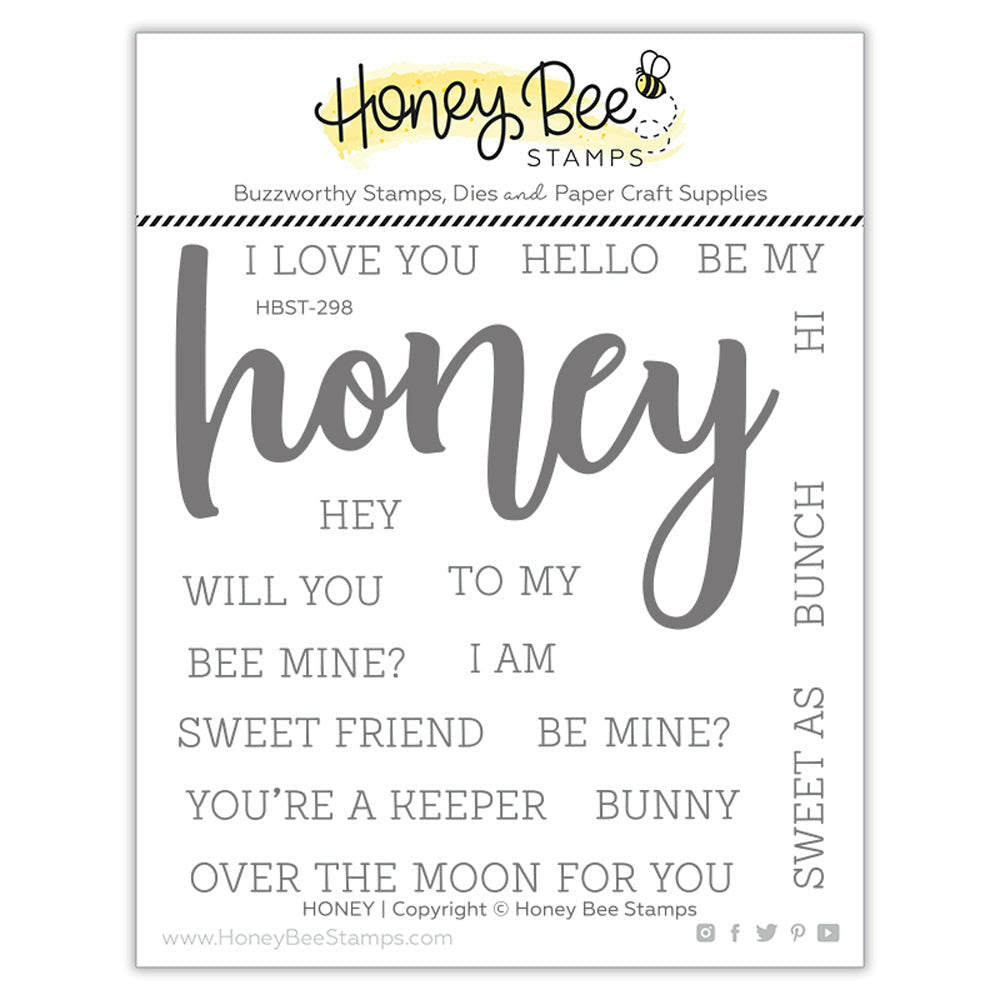 Honey Bee Stamps Honey - 4x4 Stamp Set - Crafty Meraki