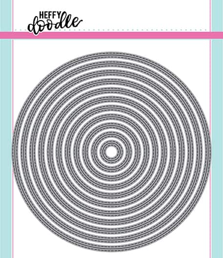 Heffy Doodle Stitched Circles Dies - Crafty Meraki