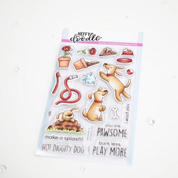 Heffy Doodle Hot Diggity Dog Stamps - Crafty Meraki