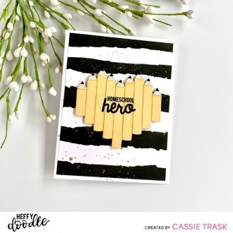 Heffy Doodle Homeschool Hero Stamps - Crafty Meraki